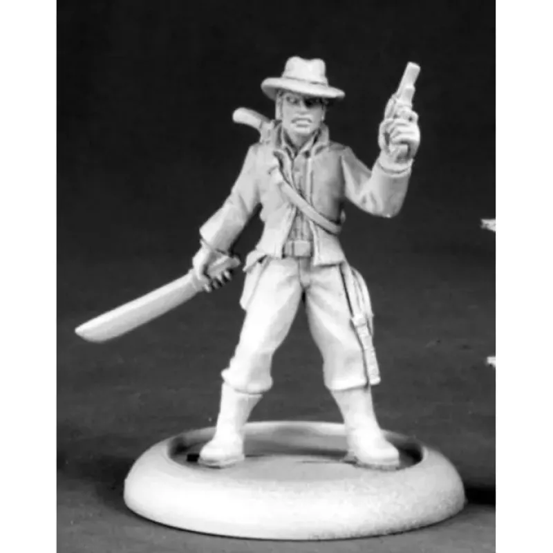 Tabletop Miniatures>Reaper Miniatures Frank Buck, Adventurer #50204 Chronoscope D&D RPG Mini Figure - Your Source for Gaming Essentials