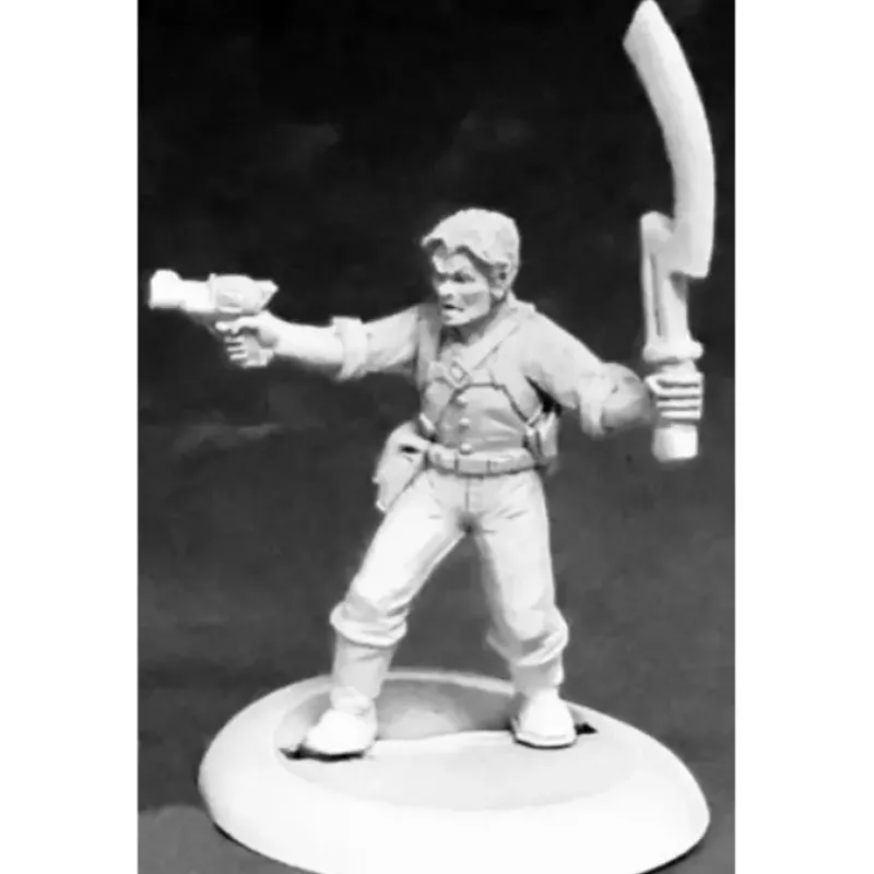 Tabletop Miniatures>Reaper Miniatures Frazer's Fighters (male) #59047 Savage Worlds Unpainted Figure - Your Source for Gaming Essentials