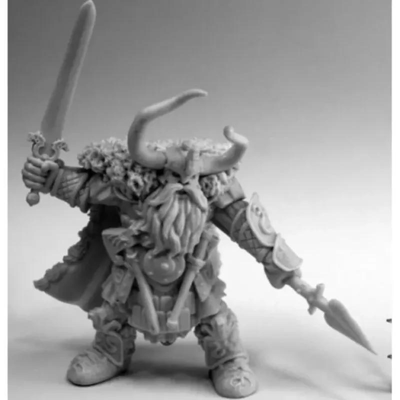 Tabletop Miniatures>Reaper Miniatures Frost Giant King #77591 Bones Plastic D&D RPG Mini Figure - Your Source for Gaming Essentials