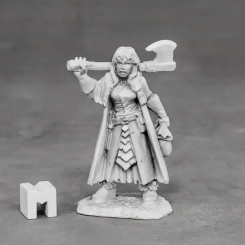Tabletop Miniatures>Reaper Miniatures Fruella, Dreadmere Mercenary 03872 Dark Heaven Unpainted Metal - Your Source for Gaming Essentials