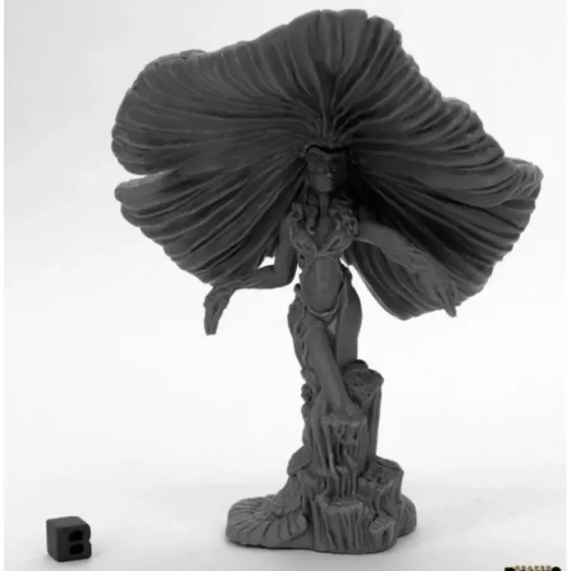 Tabletop Miniatures>Reaper Miniatures Fungal Queen #44050 Bones Black Unpainted Plastic Mini Figure - Your Source for Gaming Essentials
