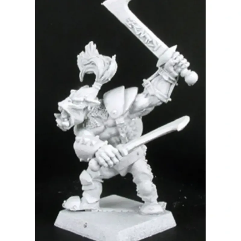 Tabletop Miniatures>Reaper Miniatures Gaaguk, Bull Orc,Reven Hero #14201 Warlord Unpainted D&D Mini - Your Source for Gaming Essentials
