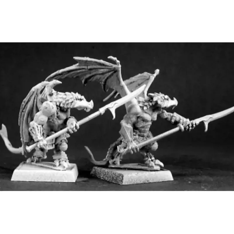 Tabletop Miniatures>Reaper Miniatures Gaan-Hor Warriors (7) #06192 Warlord Army Pack Unpainted Mini - Your Source for Gaming Essentials