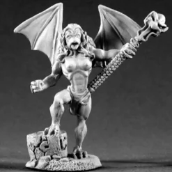 Tabletop Miniatures>Reaper Miniatures Gargoyle Matron #02145 Dark Heaven Legends Unpainted Metal - Your Source for Gaming Essentials