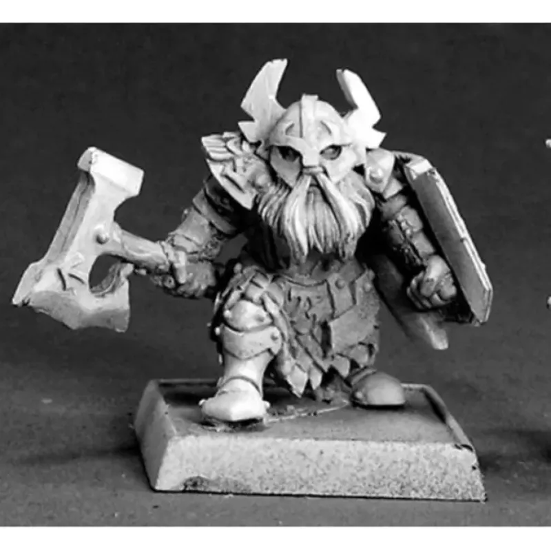 Tabletop Miniatures>Reaper Miniatures Gargram, Dwarf Sergeant #14173 Dwarves Unpainted RPG D&D Mini - Your Source for Gaming Essentials