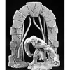 Tabletop Miniatures>Reaper Miniatures Ghast and Crypt Door #03244 Dark Heaven Unpainted Metal - Your Source for Gaming Essentials