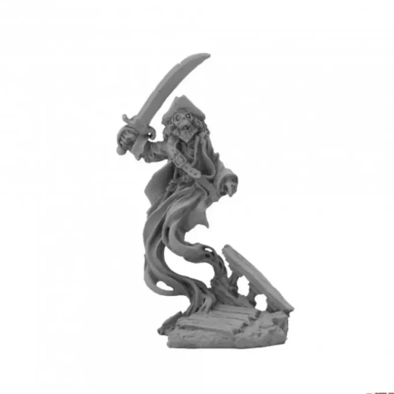 Tabletop Miniatures>Reaper Miniatures Ghost Pirate Captain #03967 Unpainted Metal Figure - Your Source for Gaming Essentials