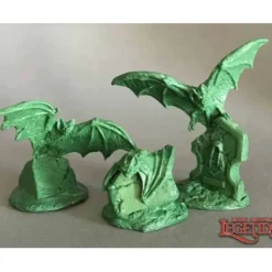 Tabletop Miniatures>Reaper Miniatures Giant Bats (3)#03795 Dark Heaven Legends Unpainted Metal Mini - Your Source for Gaming Essentials
