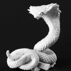 Tabletop Miniatures>Reaper Miniatures Giant Cobra #03679 Dark Heaven Legends Unpainted Metal Figure - Your Source for Gaming Essentials