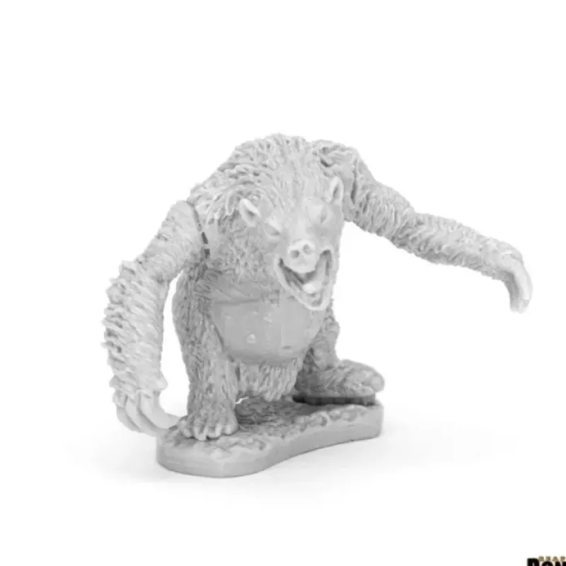 Tabletop Miniatures>Reaper Miniatures Giant Cave Sloth #44079 Bones Black Unpainted Plastic Figure - Your Source for Gaming Essentials