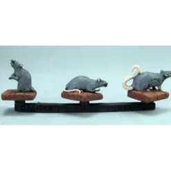 Tabletop Miniatures>Reaper Miniatures Giant Rats (3) #20033 Legendary Encounters Pre-Painted Figure - Your Source for Gaming Essentials