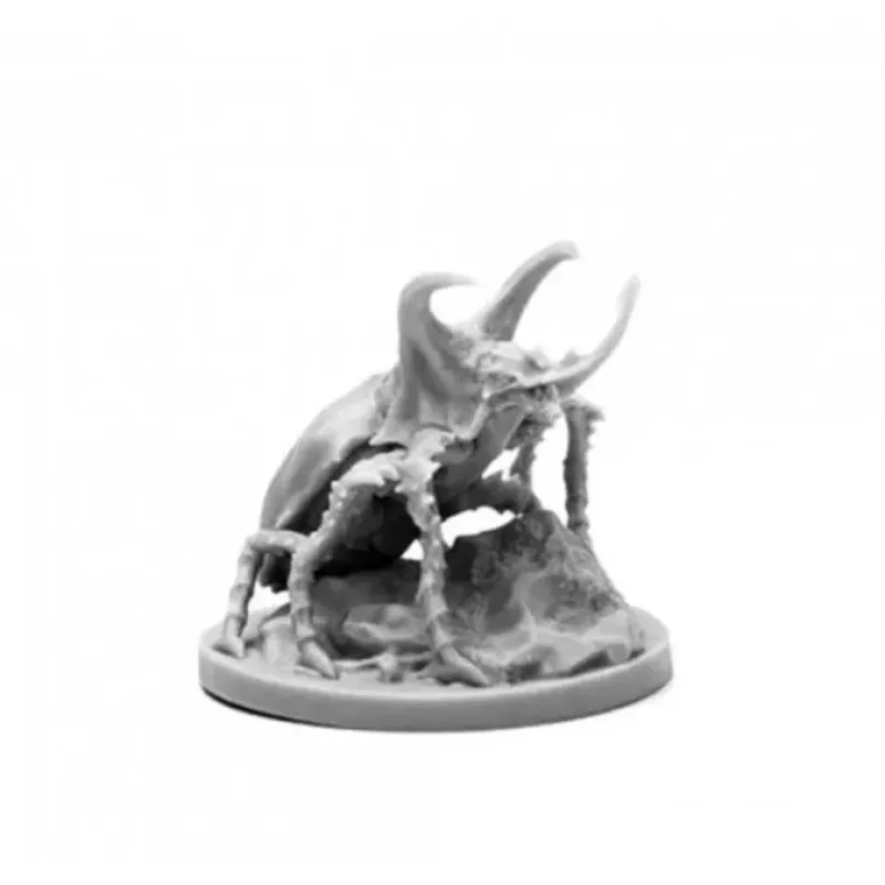 Tabletop Miniatures>Reaper Miniatures Giant Rhino Beetle #44138 Bones Black Unpainted Plastic Figure - Your Source for Gaming Essentials