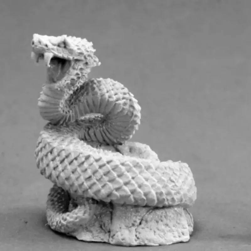 Tabletop Miniatures>Reaper Miniatures Giant Snake #03676 Dark Heaven Legends RPG D&D Mini Figure - Your Source for Gaming Essentials