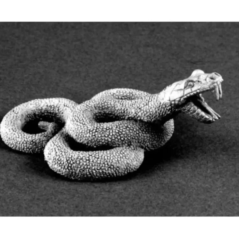 Tabletop Miniatures>Reaper Miniatures Giant Snake #02675 Dark Heaven Legends Unpainted Metal Figure - Your Source for Gaming Essentials