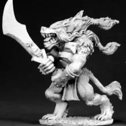 Tabletop Miniatures>Reaper Miniatures Gnarr, Gnoll Champion #02592 Dark Heaven Unpainted Metal - Your Source for Gaming Essentials