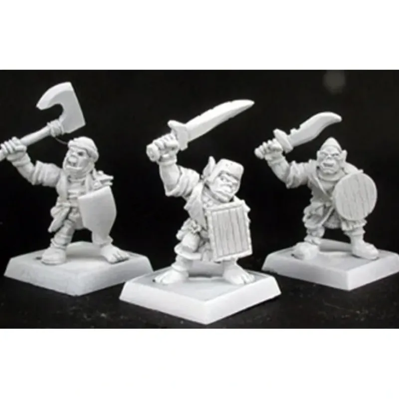 Reaper Miniatures Goblin Warriors (9) Reven Grunt #06167 Warlord Army Unpainted - Your Source for Gaming Essentials Clearance