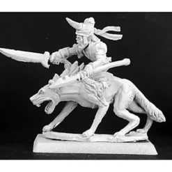 Tabletop Miniatures>Reaper Miniatures Goblin Beastrider, Reven Capt #14210 Reven Unpainted D&D Mini - Your Source for Gaming Essentials