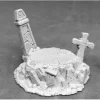 Tabletop Miniatures>Reaper Miniatures Graveyard Display Base #74042 Unpainted Plastic Accessory - Your Source for Gaming Essentials