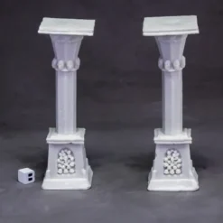 Tabletop Miniatures>Reaper Miniatures Graveyard Column (x2) #77638 Bones Unpainted Plastic Mini - Your Source for Gaming Essentials