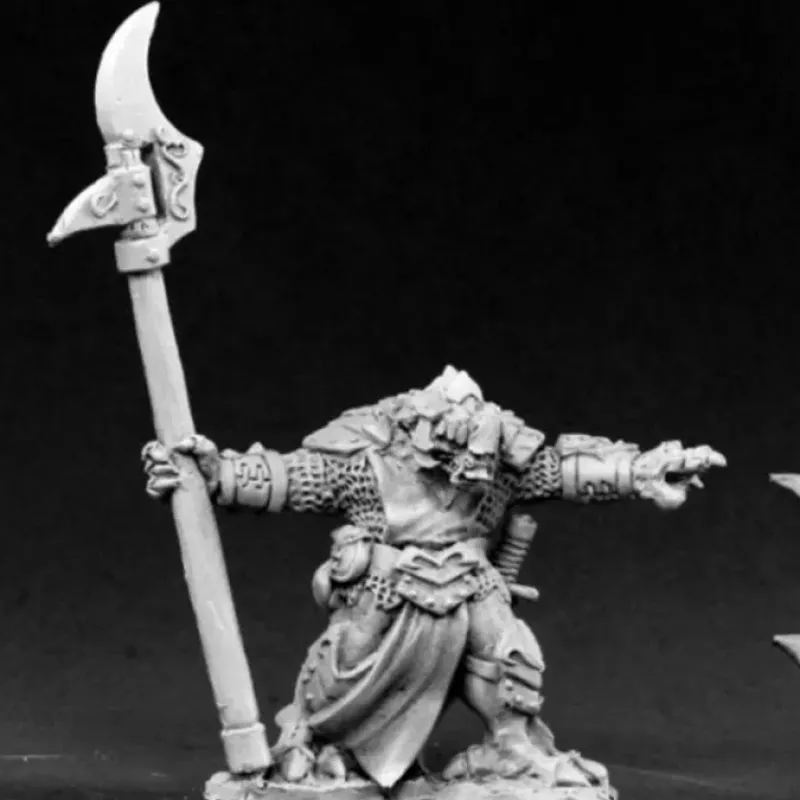 Tabletop Miniatures>Reaper Miniatures Gulark, Reptus Warlord #03442 Dark Heaven Unpainted Metal - Your Source for Gaming Essentials