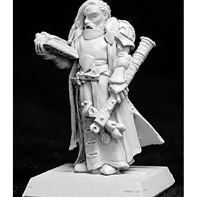 Tabletop Miniatures>Reaper Miniatures Halbarad, Crusaders Cleric #14036 Crusaders Unpainted D&D Mini - Your Source for Gaming Essentials