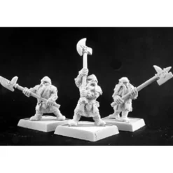 Tabletop Miniatures>Reaper Miniatures Halberdiers (9), Dwarf Grunt 06113 Warlord Army Pack Unpainted - Your Source for Gaming Essentials