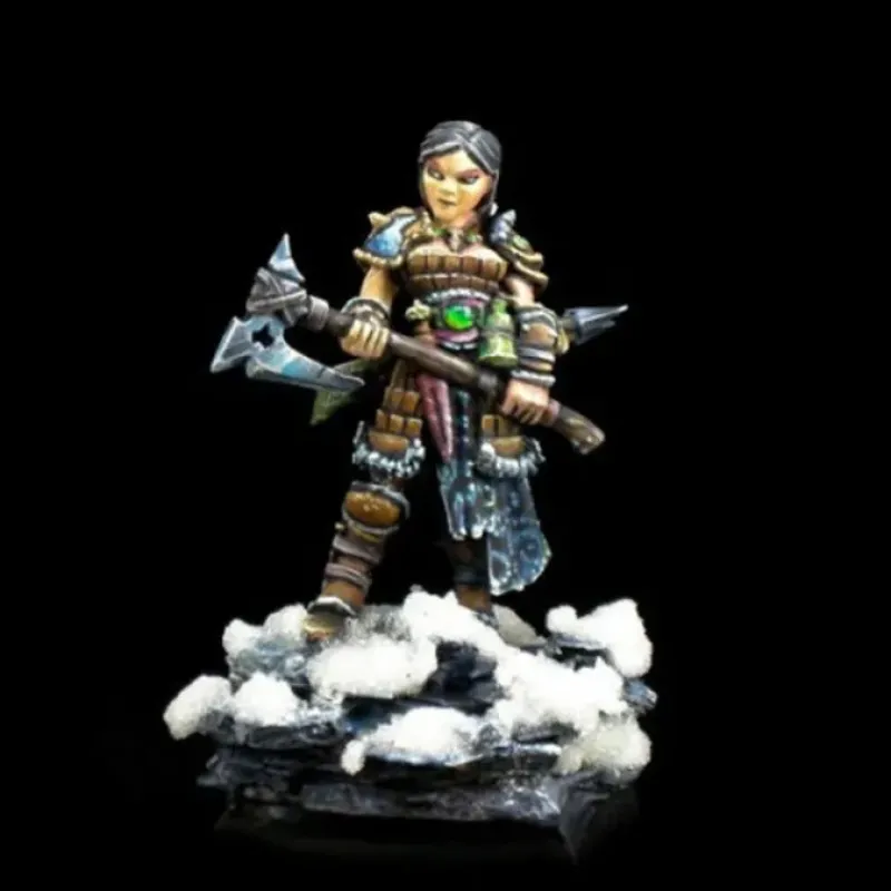 Tabletop Miniatures>Reaper Miniatures Hanei, Female Warrior #04010 Unpainted Metal Figure - Your Source for Gaming Essentials