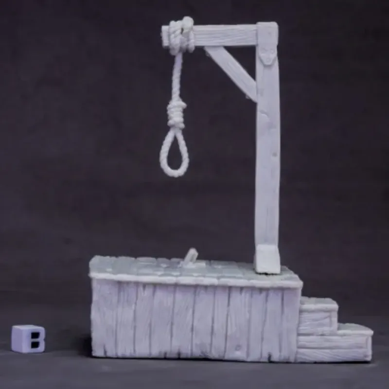 Tabletop Miniatures>Reaper Miniatures Hangman's Gibbet #77619 Bones Unpainted Plastic Mini Figure - Your Source for Gaming Essentials
