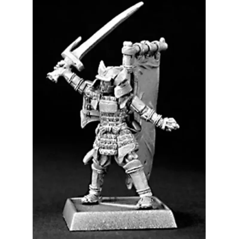 Tabletop Miniatures>Reaper Miniatures Haranobu, Okuran Ronin Captain #14356 Mercenary Unpainted Mini - Your Source for Gaming Essentials