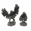 Tabletop Miniatures>Reaper Miniatures Harpies (2) #44162 Bones Black Unpainted Plastic Figures - Your Source for Gaming Essentials