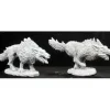 Tabletop Miniatures>Reaper Miniatures Hellhounds (2 Pieces) #02897 Dark Heaven Unpainted Metal - Your Source for Gaming Essentials