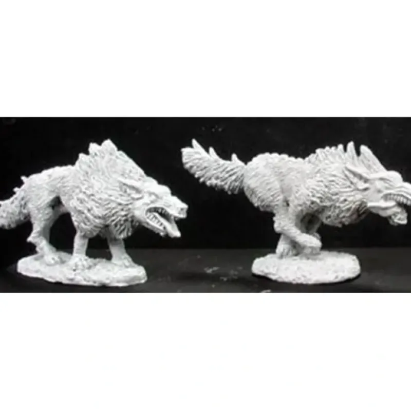 Tabletop Miniatures>Reaper Miniatures Hellhounds (2 Pieces) #02897 Dark Heaven Unpainted Metal - Your Source for Gaming Essentials
