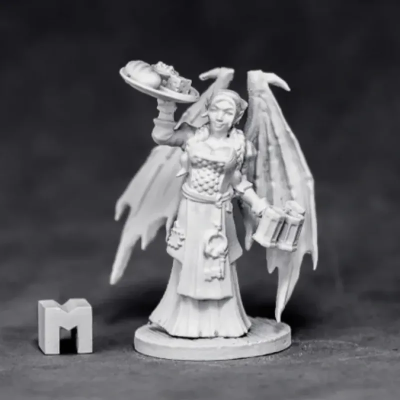 Tabletop Miniatures>Reaper Miniatures Innkeeper Sophie #03886 Unpainted Metal D&D RPG Mini Figure - Your Source for Gaming Essentials