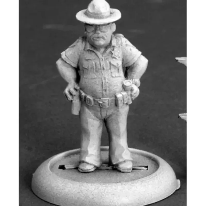 Tabletop Miniatures>Reaper Miniatures Joe Don Mitchell, Sheriff #50256 Chronoscope RPG Mini Figure - Your Source for Gaming Essentials