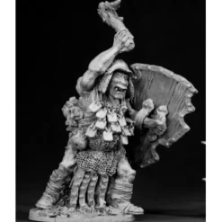 Tabletop Miniatures>Reaper Miniatures Kagunk Ogre Cheiftan #02325 Dark Heaven Unpainted Metal - Your Source for Gaming Essentials