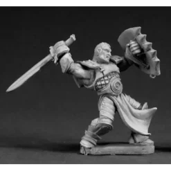 Tabletop Miniatures>Reaper Miniatures Kale Nolan, Heroic Warrior #03317 Dark Heaven Unpainted Metal - Your Source for Gaming Essentials