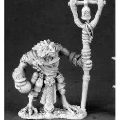 Tabletop Miniatures>Reaper Miniatures Kasham, Reptus Wizard #03476 Dark Heaven Unpainted Metal - Your Source for Gaming Essentials