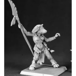 Tabletop Miniatures>Reaper Miniatures Kashia, Ghostmane Tribe Lupine #14593 Koborlas Unpainted Mini - Your Source for Gaming Essentials