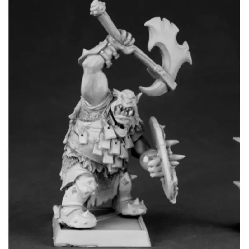 Tabletop Miniatures>Reaper Miniatures Kavorgh, Black Orc Warlord #14560 Kargir Unpainted D&D Mini - Your Source for Gaming Essentials