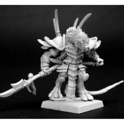 Tabletop Miniatures>Reaper Miniatures Khong-To, Reptus Warlord #14092 Reptus Unpainted RPG D&D Mini - Your Source for Gaming Essentials