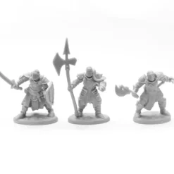 Tabletop Miniatures>Reaper Miniatures Knights of the Realm (3) #77673 Unpainted Plastic Bones Mini Figure - Your Source for Gaming Essentials