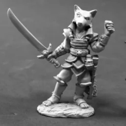 Tabletop Miniatures>Reaper Miniatures Kogo, Male Kitsune #03801 Dark Heaven Unpainted Metal Figure - Your Source for Gaming Essentials