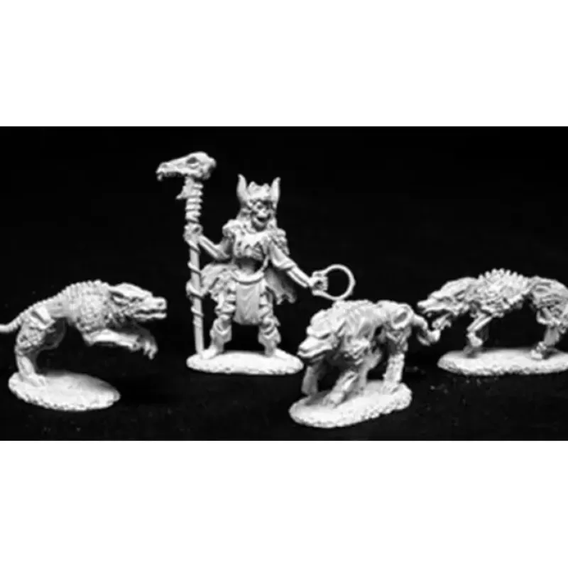 Tabletop Miniatures>Reaper Miniatures Komray, Dogs Of War 02079 Dark Heaven Legends Unpainted Metal - Your Source for Gaming Essentials