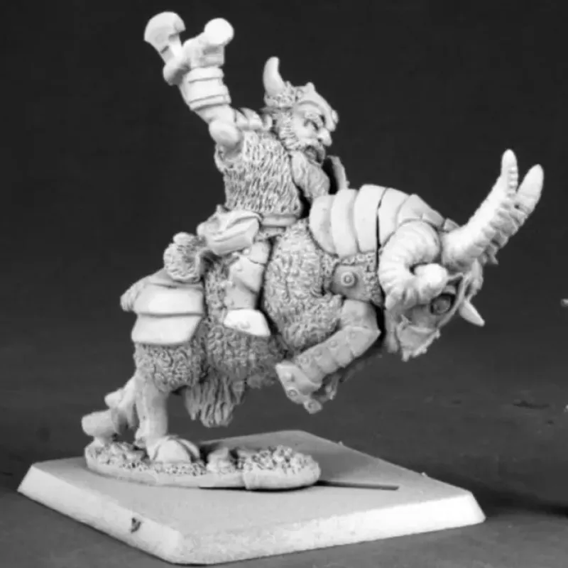 Tabletop Miniatures>Reaper Miniatures Kragmarr Ram Rider #14607 Kragmarr Unpainted RPG Mini Figure - Your Source for Gaming Essentials