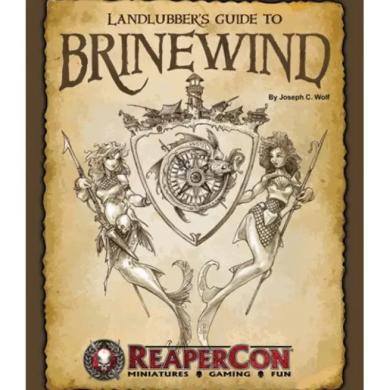 Tabletop Miniatures>Reaper Miniatures Landlubber's Guide To Brinewind Game Book - Your Source for Gaming Essentials
