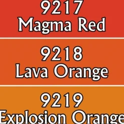 Tabletop Miniatures>Reaper Miniatures Lava Colors #09773 Master Series Triads 3 Pack .5oz Paint - Your Source for Gaming Essentials
