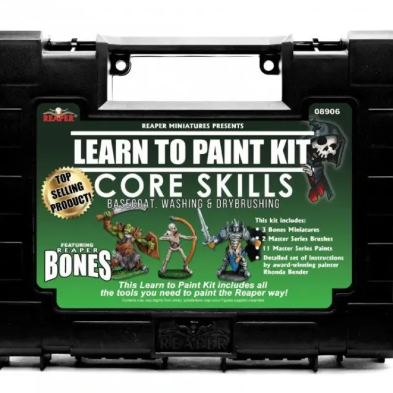 Tabletop Miniatures>Reaper Miniatures Learn To Paint Bones Kit #08906 for Painting Mini Figures - Your Source for Gaming Essentials