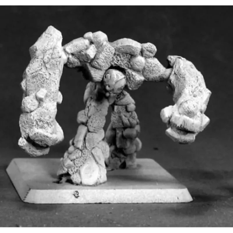 Tabletop Miniatures>Reaper Miniatures Lesser Earth Elemental #14444 Dwarves Unpainted RPG D&D Mini - Your Source for Gaming Essentials
