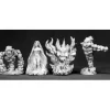 Tabletop Miniatures>Reaper Miniatures Lesser Elementals (4 Pcs) #02538 Dark Heaven Unpainted Metal - Your Source for Gaming Essentials