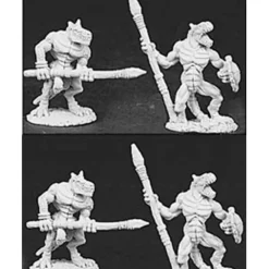Tabletop Miniatures>Reaper Miniatures Lizard Men with Spears 4 Pieces 06039 Dark Heaven Legends Army - Your Source for Gaming Essentials